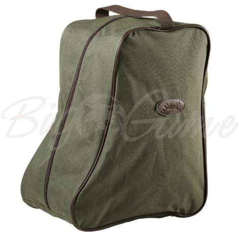 Сумка для обуви SEELAND Boot bag, design line цвет Green / Brown фото 1