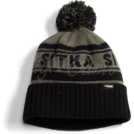 Шапка SITKA POM Cuffed Knit Beanie цвет Hemlock Green фото 1