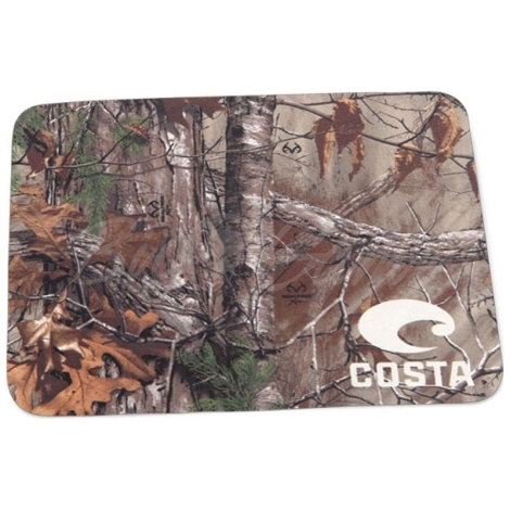 Ткань для протирки очков COSTA DEL MAR Micro-fiber Cleaning Cloths 69 Realtree Xtra Camo, 7 x 5 см фото 1