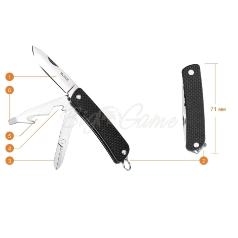 Мультитул RUIKE Knife S31-G цв. Зеленый фото 2