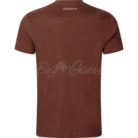 Футболка HARKILA Instinct S/S T-Shirt цвет Burgundy фото 2