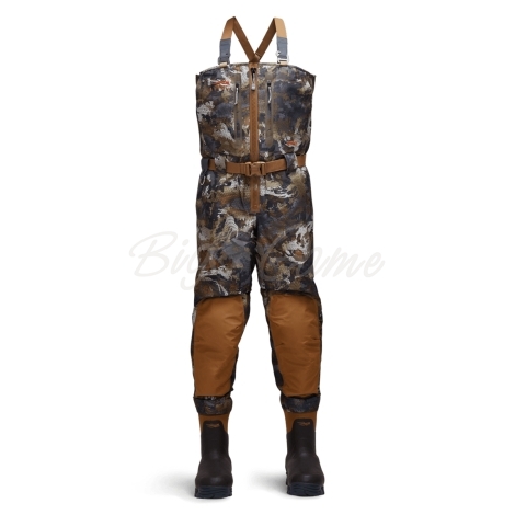 Вейдерсы SITKA Delta Zip Wader New цвет Optifade Timber фото 1