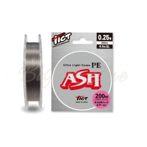 Плетенка TICT PE Ash 200 м #0,15 (4,5 lb) фото 1