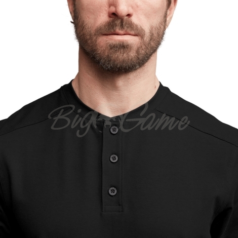Лонгслив SITKA Foothills LS Henley цвет Black фото 4