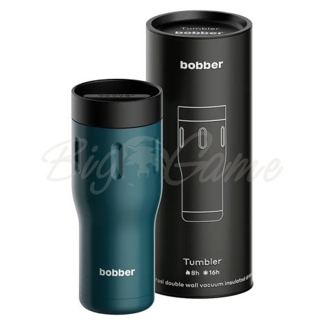 Термокружка BOBBER Tumbler 0,5 л цвет Deep Teal (темно-бирюзовый) фото 2