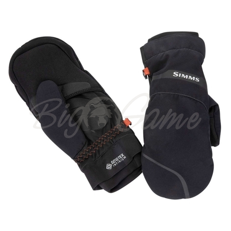 Рукавицы SIMMS Gore-Tex ExStream Foldover Mitt цвет Black фото 1