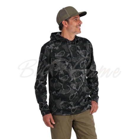 Толстовка SIMMS Challenger Fishing Hoody цвет Regiment Camo Carbon фото 3