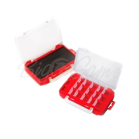 Коробка для приманок двухсторонняя MEIHO Rungun Case 1010W-1 цвет красный фото 2