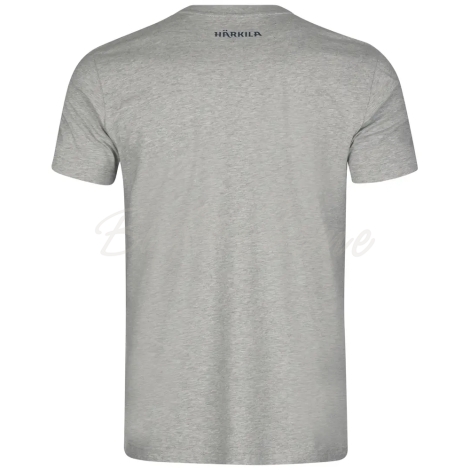 Футболка HARKILA Modi Melange S/S T-Shirt цвет Light grey melange фото 6