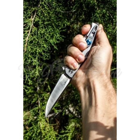 Нож складной RUIKE Knife P108-SF цв. Серый фото 13