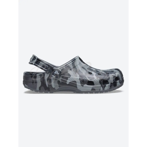 Сабо CROCS Classic Printed Camo Clog цвет Серый камуфляж фото 1