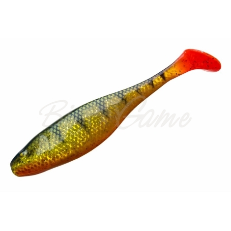 Виброхвост NARVAL Commander Shad 16 см (3 шт.) код цв. #019-Yellow Perch фото 1