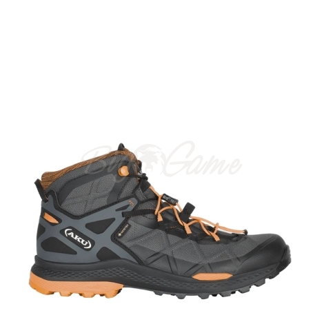 Кроссовки треккинговые AKU Rocket Mid GTX цвет Black / Orange фото 2