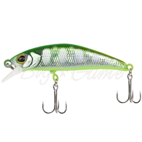 Воблер JACKALL TIMON Tricoroll Ryushin 43HW цв. flash green back фото 2