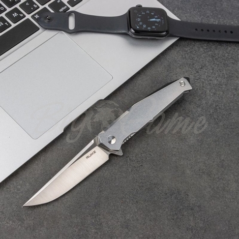 Нож складной RUIKE Knife P108-SF цв. Серый фото 10