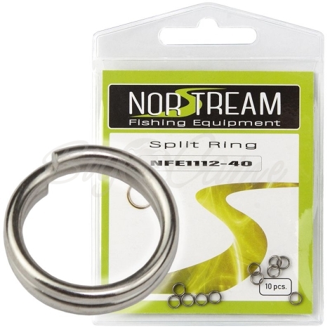 Кольцо заводное NORSTREAM Split rings (10 шт.) 4 мм фото 1