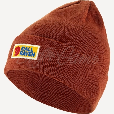 Шапка FJALLRAVEN Vardag Classic Beanie цвет Terracotta Brown фото 1