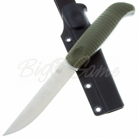 Нож OWL KNIFE North (сучок) сталь M398 рукоять G10 оливковая фото 3