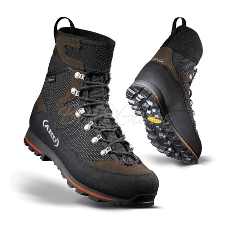 Ботинки охотничьи AKU Trek Ballistic GTX цвет Brown / Black фото 2