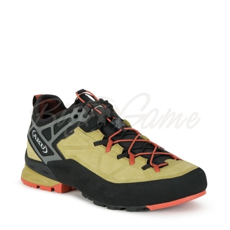 Кроссовки треккинговые AKU Rock DFS II GTX цвет Olive / Dark Orange фото 1