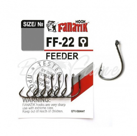 Крючок одинарный FANATIK FF-22 Feeder № 15 (7 шт.) фото 1