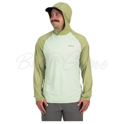 Термокофта SIMMS Bugstopper Solarflex Hoody цвет Light Green / Sage Heather фото 4
