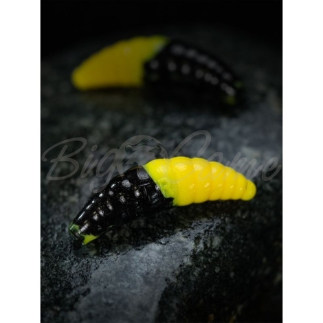 Личинка TERUKI Bro 3,8 см (8 шт.) зап. сыр цв. Black/Yellow фото 1