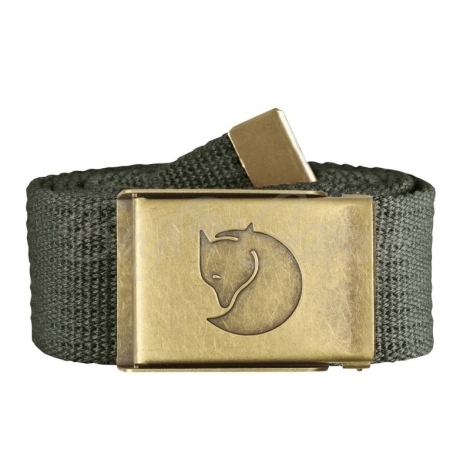 Ремень FJALLRAVEN Canvas Brass Belt 4 cm цвет Mountain Grey фото 1