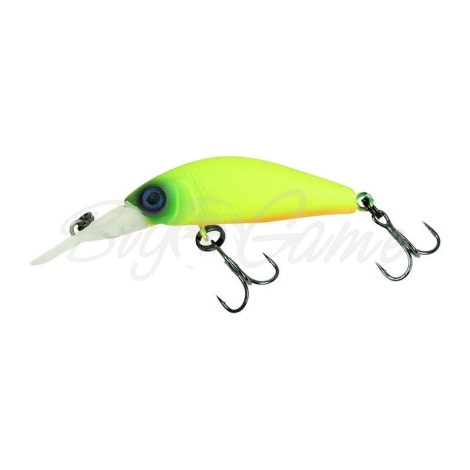 Воблер JACKALL Diving Chubby Minnow 35SP цв. mat chartreuse фото 1