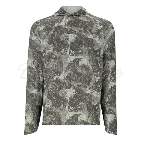 Термокофта SIMMS SolarFlex Hoody New цвет Back Eddy Willow фото 1