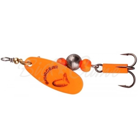 Блесна вращающаяся SAVAGE GEAR Caviar Spinner № 3 9,5 г цв. 06-Flou Orange фото 1