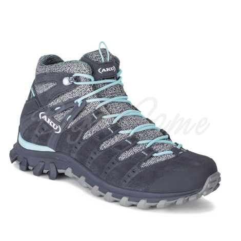 Ботинки треккинговые AKU WS Alterra Lite Mid GTX цвет Anthracite / Light Blue фото 1