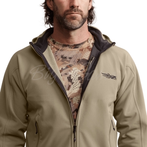 Толстовка SITKA Alpha Fleece Hooded Jacket цвет Buckskin фото 2