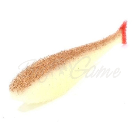 Поролоновая рыбка LEX Classic Fish NO 10 WBRB (белое тело / коричневая спина / красный хвост) фото 1