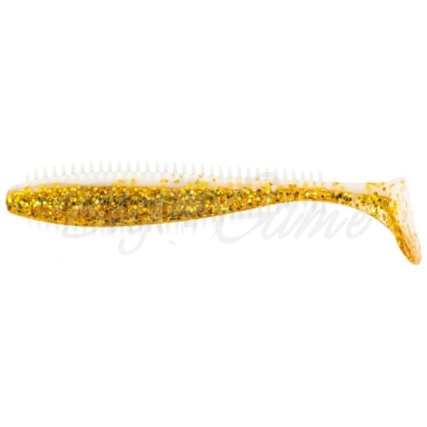 Виброхвост FOX RAGE Spikey Shad 9 см (6 шт.) цв. Gold Glitter фото 1