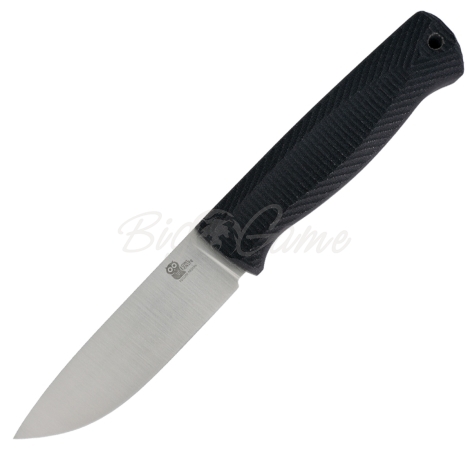 Нож с фиксированным клинком OWL KNIFE Hoot-S сталь Elmax рукоять Микарта цв. Черный фото 1