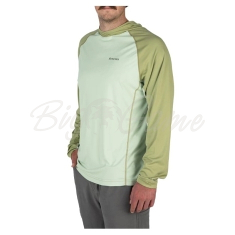 Термокофта SIMMS Bugstopper Solarflex Hoody цвет Light Green / Sage Heather фото 5