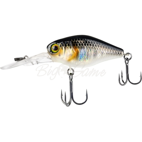 Воблер JACKALL Diving Chubby 41 мм цв. hl silver & black фото 2