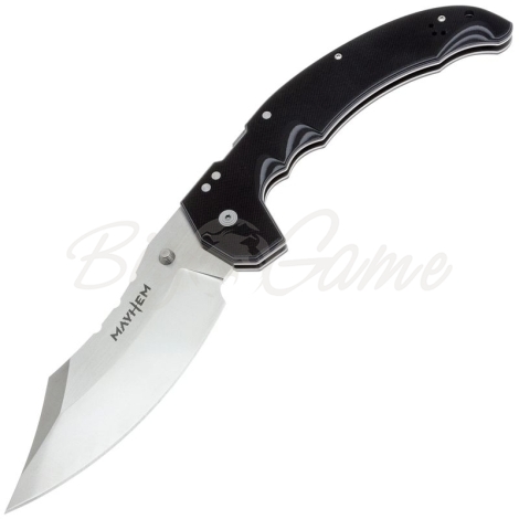 Нож складной полуавтоматический COLD STEEL Mayhem сталь AUS-10 рукоять Стеклотекстолит G10 цв. Черный фото 1