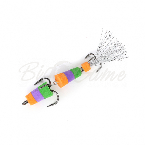 Мандула XXL FISH №12 Мини цв. фиолетовый / оранжевый / зеленый фото 1