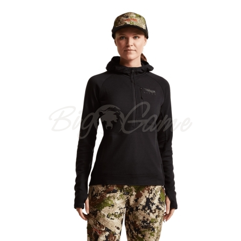 Термокофта SITKA WS Core Merino 330 Hoodie цвет Black фото 7