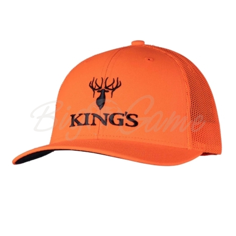 Бейсболка KING'S Logo Blaze Richardson Snapback Hat цвет Blaze Orange фото 1