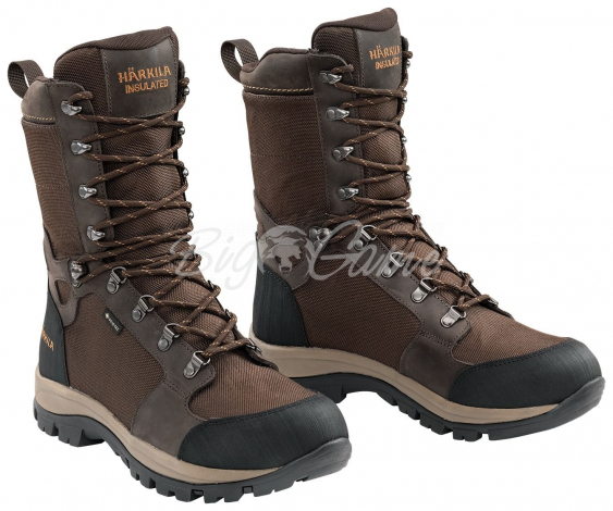 Ботинки треккинговые HARKILA Woodsman XL Insulated GTX SMU цвет Dark Brown фото 1