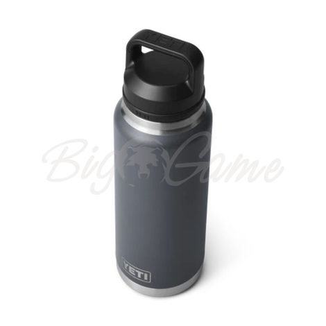 Термос YETI Rambler Bottle Chug Cap 1065 цвет Charcoal фото 2