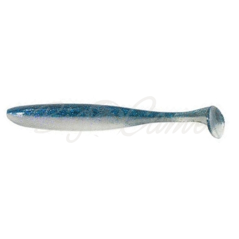 Виброхвост KEITECH Easy Shiner 4,5" (6 шт.) цв. EA#22 Electric Silver Shiner фото 1
