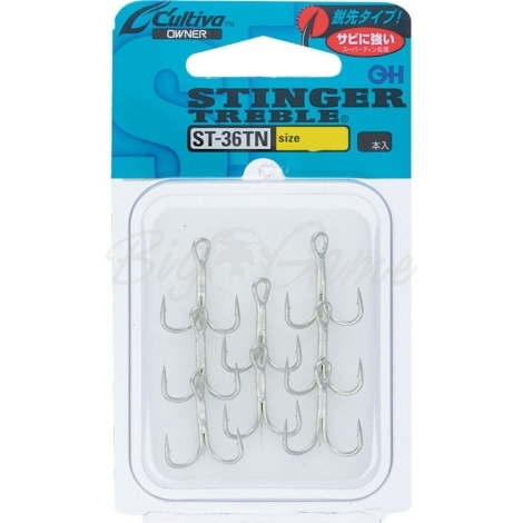 Крючок тройной OWNER ST-36TN (8 шт.) № 8 фото 1