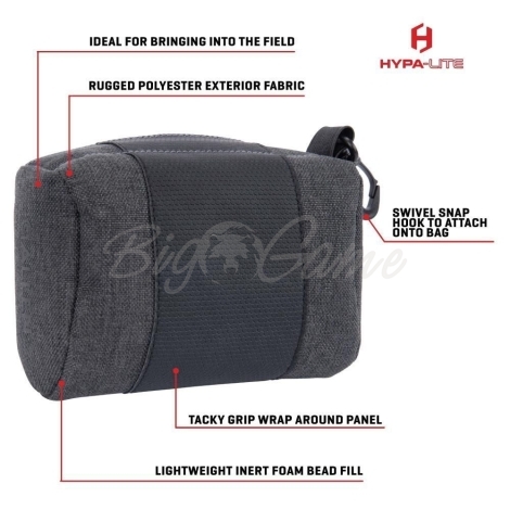 Подушка стрелковая ALLEN Eliminator Filled Lightweight Round Attachable Bag цвет Black / Grey фото 3