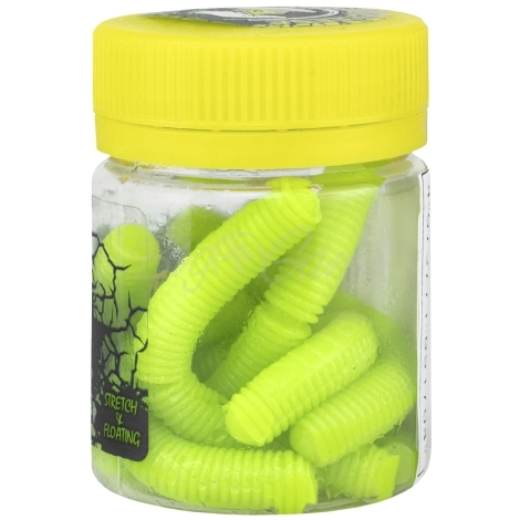 Червь TERUKI Roy 6,5 см (7 шт.) зап. сыр цв. Green apple фото 1