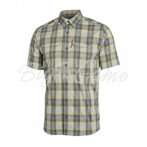 Рубашка SITKA Globetrotter Shirt SS цвет Aluminum Plaid фото 1