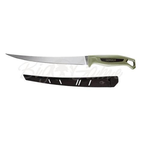 Нож филейный GERBER Ceviche Fillet 9'' цв. Зеленый  фото 3